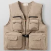 Youngla Outerwear<502-Utility Cargo Vest