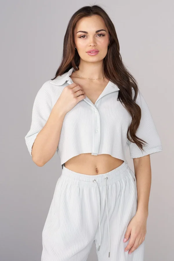 Youngla Tops<W444 Aria Pleated Top