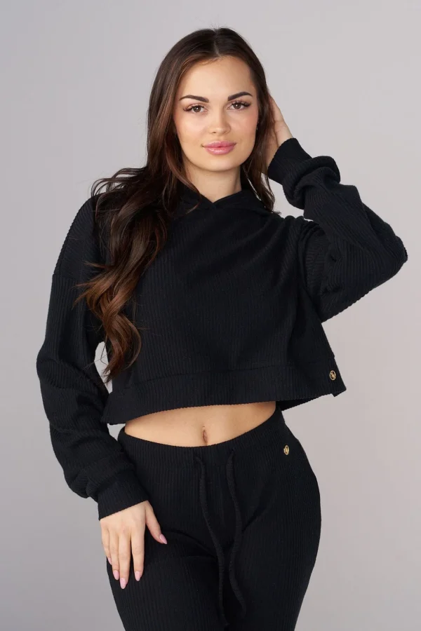 Youngla Outerwear<W545 Ava Crop Hoodie