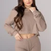 Youngla Outerwear<W545 Ava Crop Hoodie