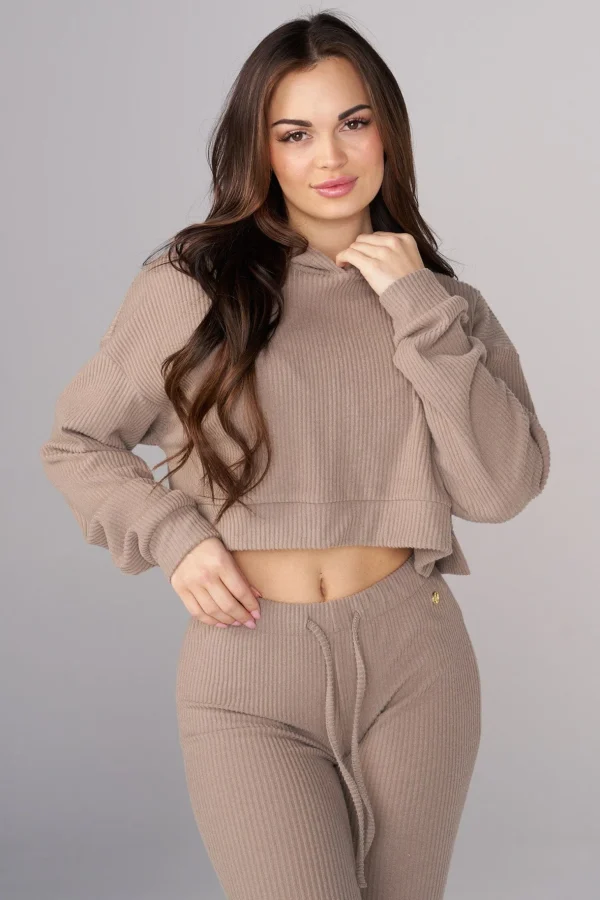 Youngla Outerwear<W545 Ava Crop Hoodie