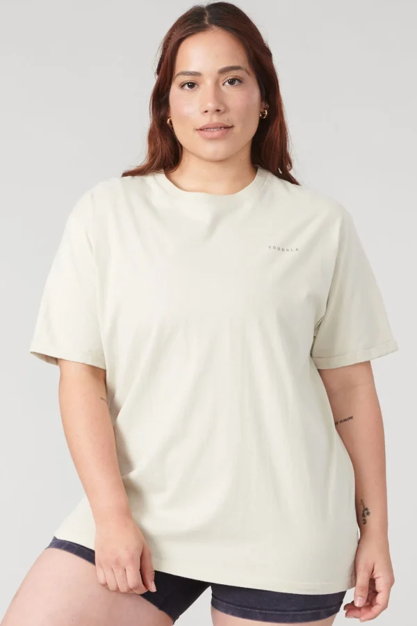 Youngla Tops<W424 Bloc Oversized Tee