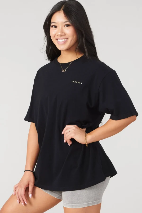 Youngla Tops<W424 Bloc Oversized Tee