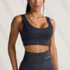 Youngla Bras<W315 Carbon Ribbed Sports Bra