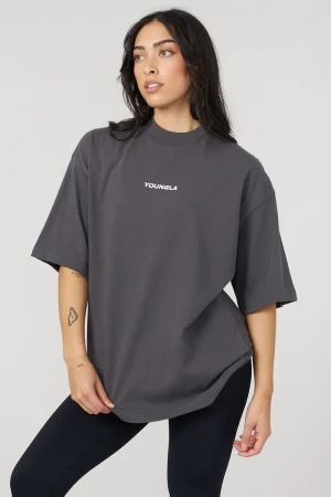 Youngla Tops<W440 Digital Oversized Tee