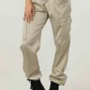 Youngla Joggers & Pants<W217 Gloria Satin Cargo