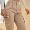 Youngla Joggers & Pants<W217 Gloria Satin Cargo