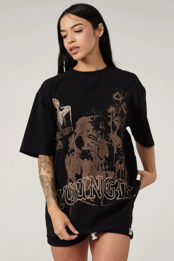 Youngla Tops<W427 Phantom Oversized Tees