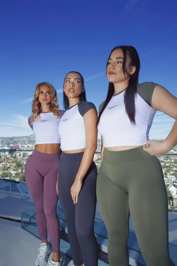 Youngla Tops<W441 Raglan Baby Tee