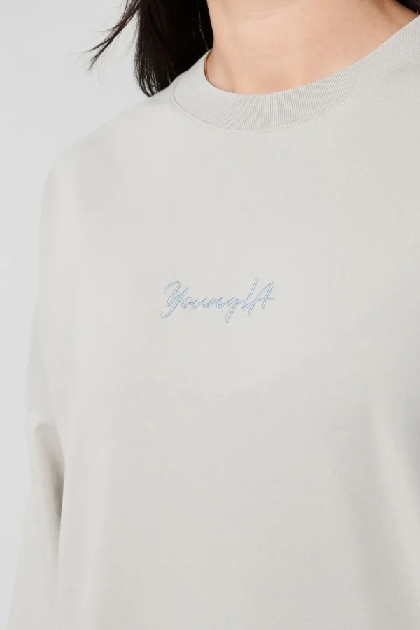 Youngla Tops<W416 Retro Long Sleeve
