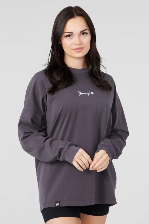 Youngla Tops<W416 Retro Long Sleeve