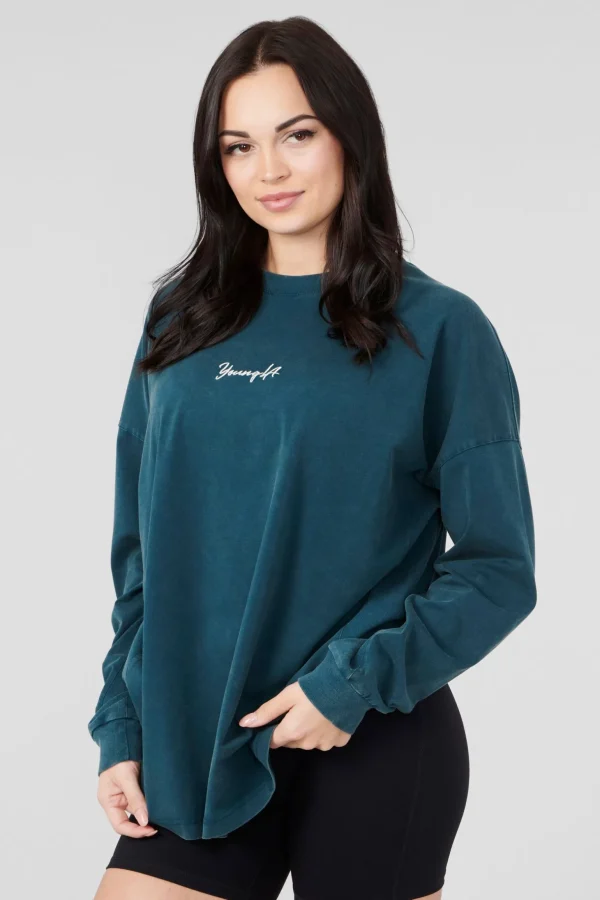 Youngla Tops<W416 Retro Long Sleeve