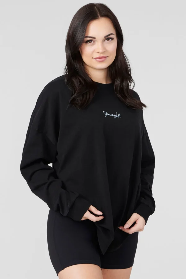 Youngla Tops<W416 Retro Long Sleeve