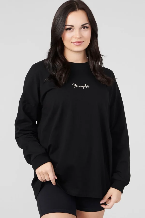 Youngla Tops<W416 Retro Long Sleeve Fall 23