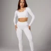 w_ribbed_seamless_legging_1.webp Youngla Leggings<W243 Ribbed Seamless Legging