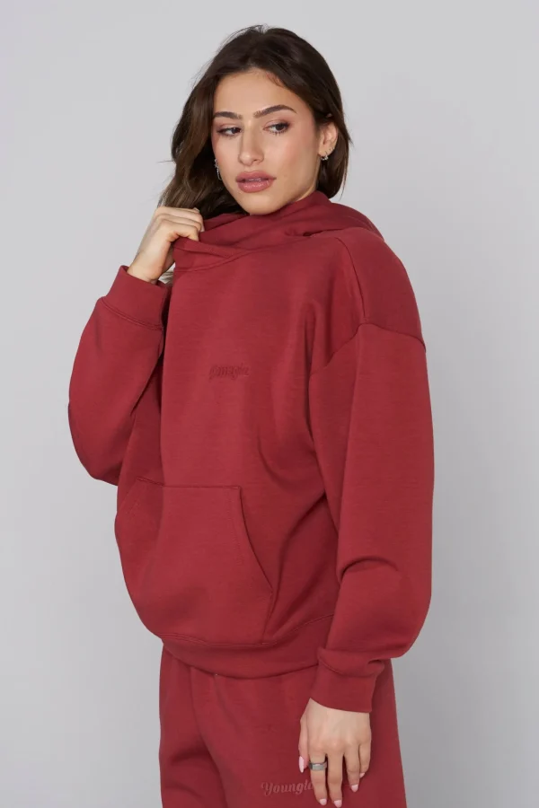 Youngla Outerwear<W534 Scuba Hoodie