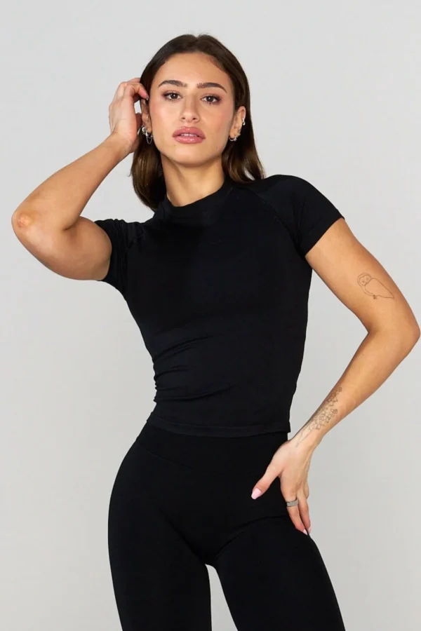 w_seamless_curve_compress_9.webp Youngla Tops<W446 Seamless Curve Compression Tee