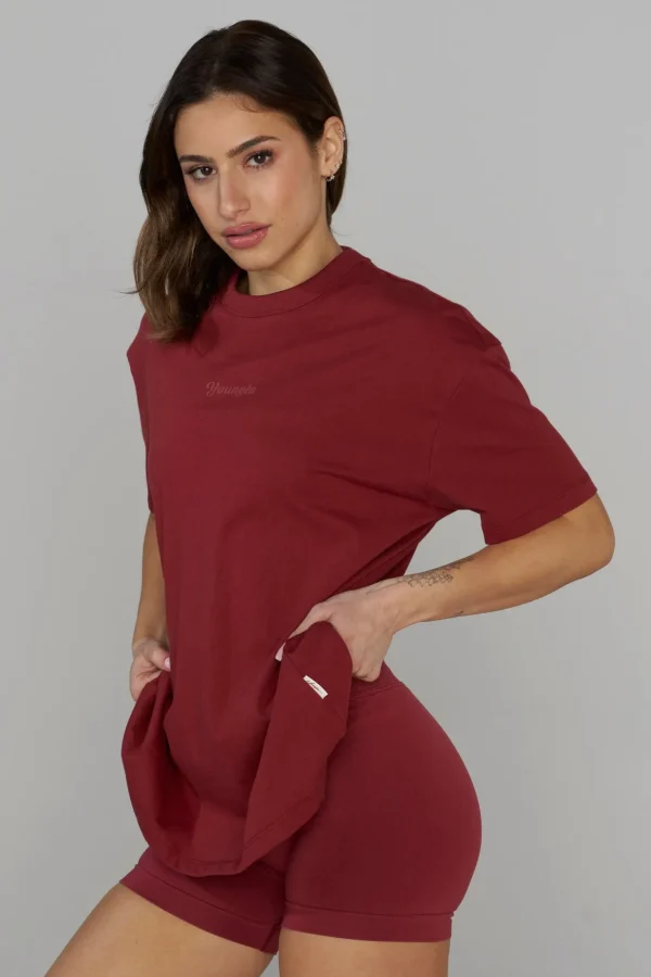 Youngla Tops<W443 Simple Tee