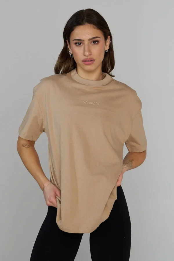 Youngla Tops<W443 Simple Tee