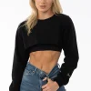 Youngla Outerwear<W501 Super Crop Sweater