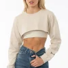 Youngla Outerwear<W501 Super Crop Sweater