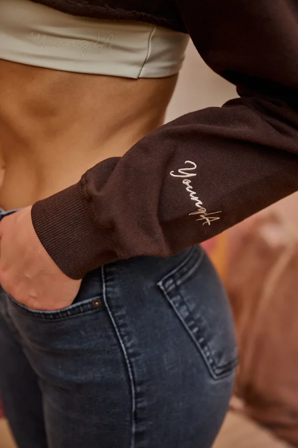 Youngla Outerwear<W501 Super Crop Sweater