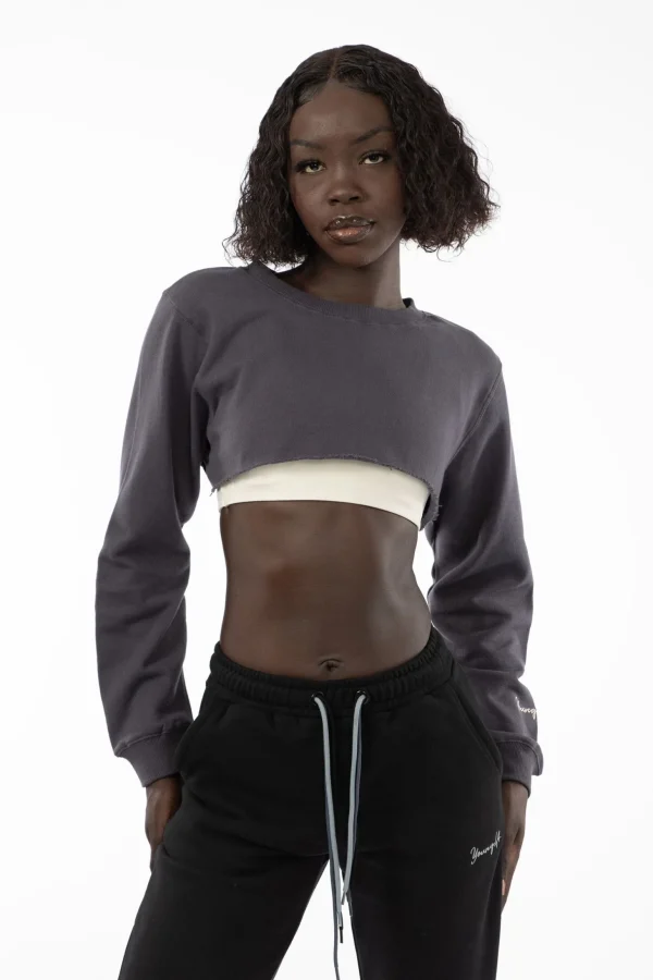 Youngla Outerwear<W501 Super Crop Sweater