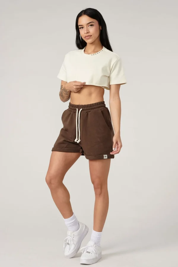 Youngla Tops<W407 Super Cropped Tee