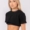 Youngla Tops<W407 Super Cropped Tee