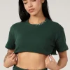 Youngla Tops<W407 Super Cropped Tee