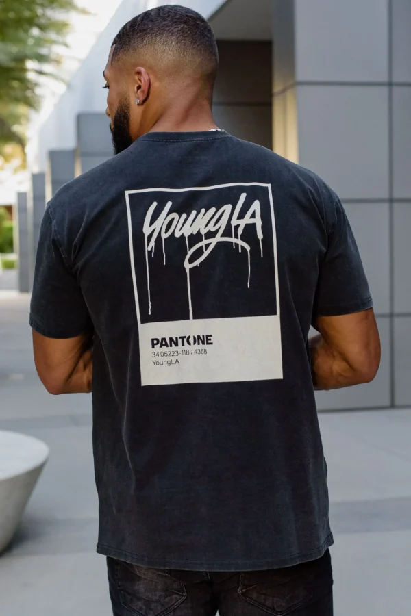 Youngla Shirts<449 Washed Drip Tees