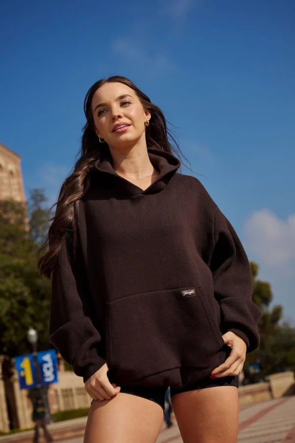 Youngla Outerwear<W514-Bella Sweater Hoodie