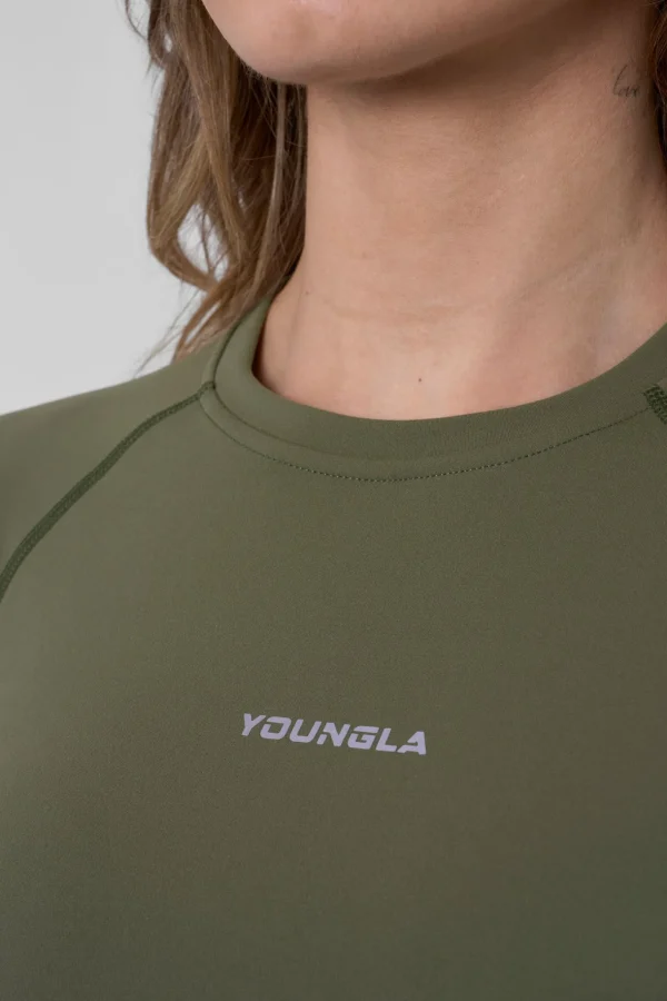 wcompression_cap_sleeve_t_5.webp Youngla Tops<W439-Compression Cap Sleeve Tee