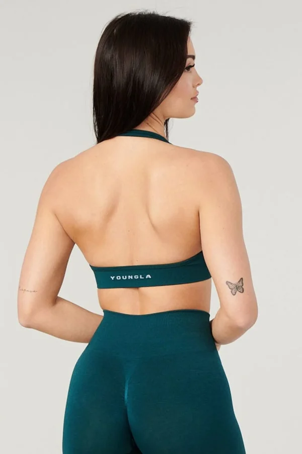 Youngla Bras<W328-Core Seamless Halter Sports Bra