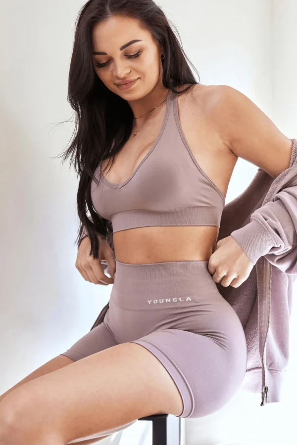 Youngla Bras<W328-Core Seamless Halter Sports Bra