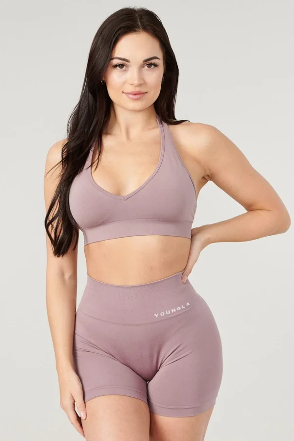 Youngla Bras<W328-Core Seamless Halter Sports Bra