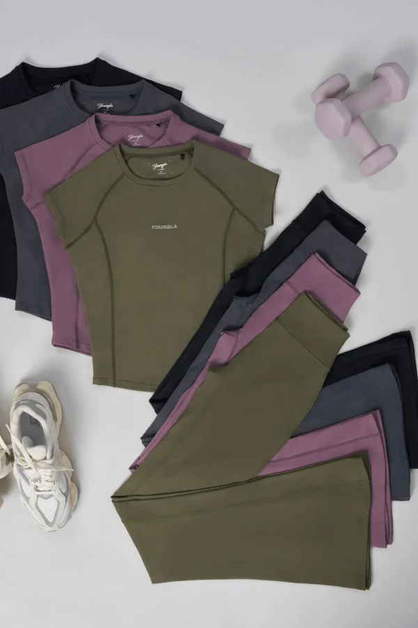 Youngla Leggings<W227-Curve Flare Leggings