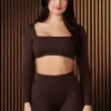 Youngla Bras<W336-Curve Long Sleeve Sports Bra