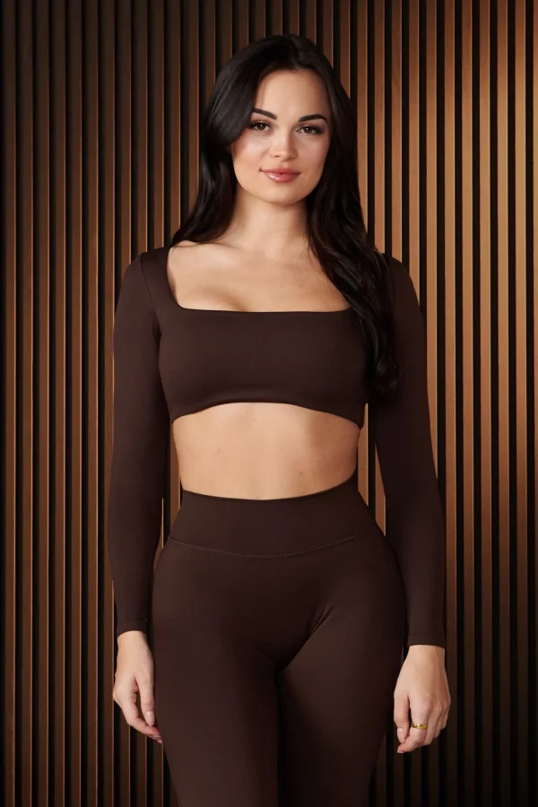 Youngla Bras<W336-Curve Long Sleeve Sports Bra