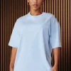 Youngla Tops<W431-Curve Oversize Tee