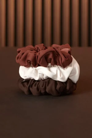 Youngla Accessories<W608-Curve Scrunchie 3 Pack
