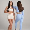 Youngla Leggings<W233-Curve Seamless Legging