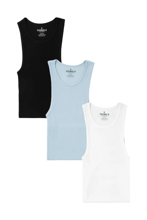 Youngla Tanks<340 Wife Lovers-3 Pack