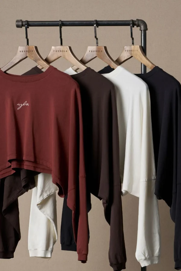 Youngla Tops<W434-Lazyday Longsleeve Top