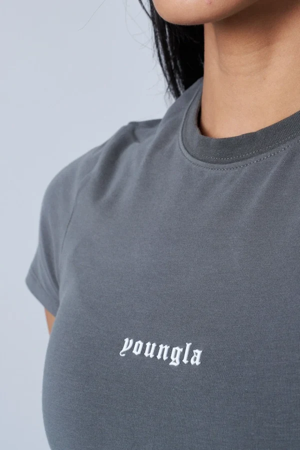 Youngla Tops<W442-Love Sets-Baby Tee