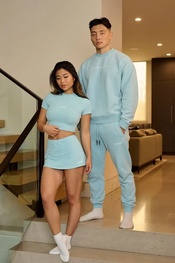 Youngla Tops<W442-Love Sets-Baby Tee