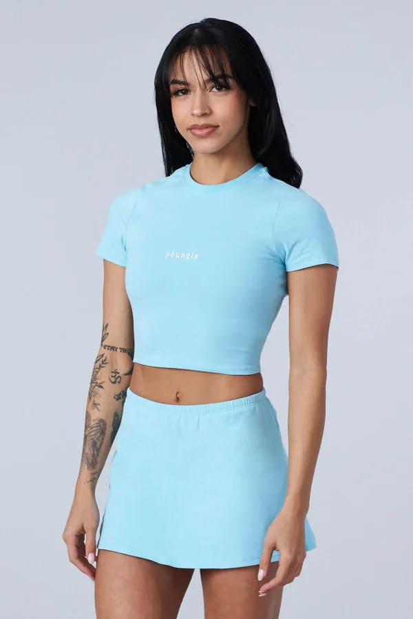 Youngla Tops<W442-Love Sets-Baby Tee