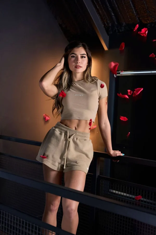 Youngla Shorts<W142-Love Sets-Terry Shorts