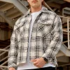 woven_flannel_jackets_5.webp Youngla Outerwear<519-Woven Flannel Jackets