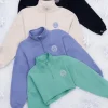 wteddy_crop_quarter_zip_11.webp Youngla Outerwear<W525-Teddy Crop Quarter Zip